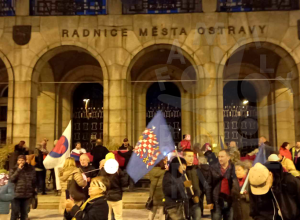 Ostrava Family Pride 2023 Lampionový průvod za tradiční rodinné hodnoty